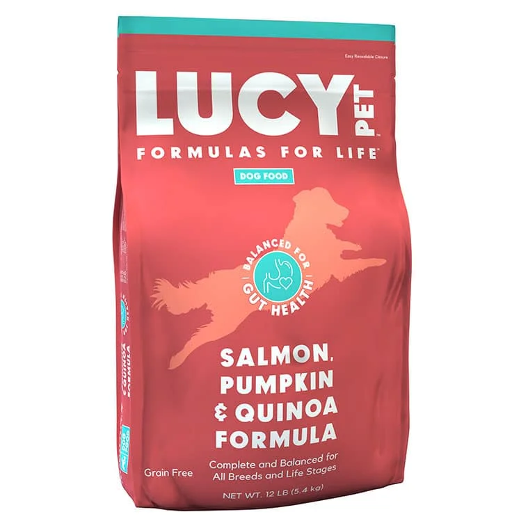 Lucy Pet Salmon, Pumpkin & Quinoa Dry Dog Food – Exclusive Gut Health Formula