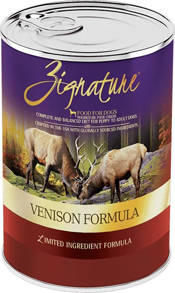 Zignature Limited Ingredient Venison Formula Wet Dog Food