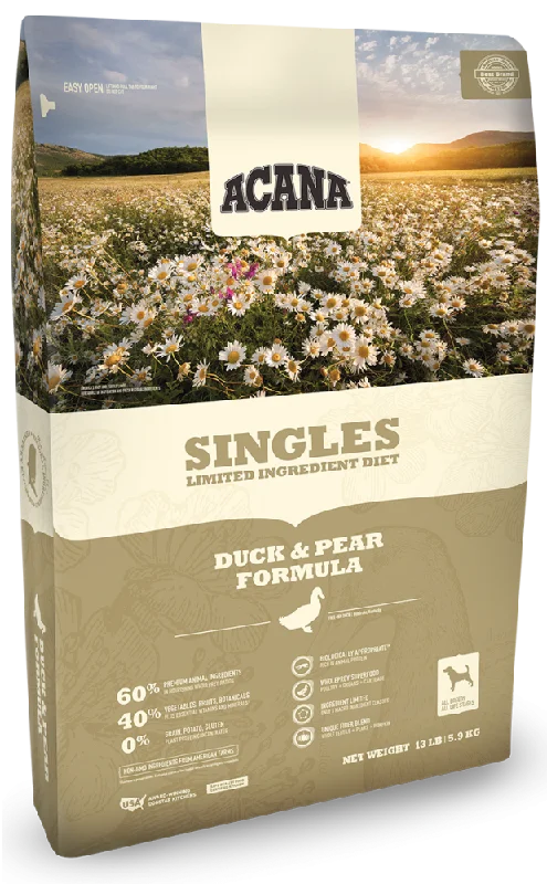 ACANA Singles Limited Ingredient Diet Duck and Pear Formula Grain Free Dry Dog Food