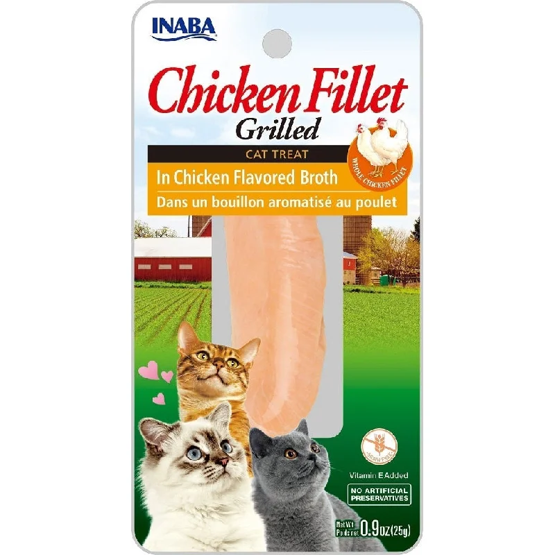 Inaba Grilled Chicken Fillet in Chicken Broth Cat Treat 25g