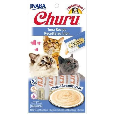 Inaba Churu Puree Tuna Cat Treats 56g